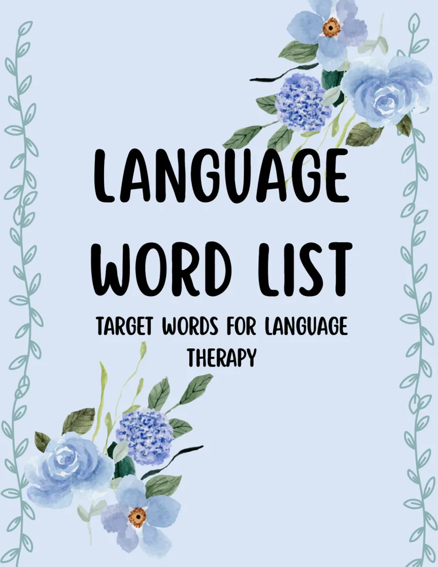 Black-and-white word list pairing singular and irregular plural forms.