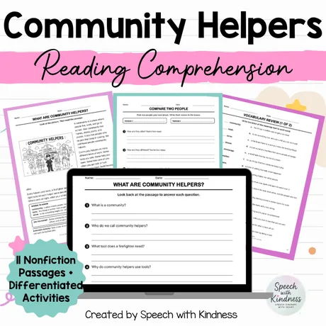 Badged 11 nonfiction passages with differentiated activities.
