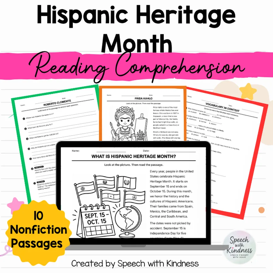 Badged 10 nonfiction passages, dated September 15 to October 15.