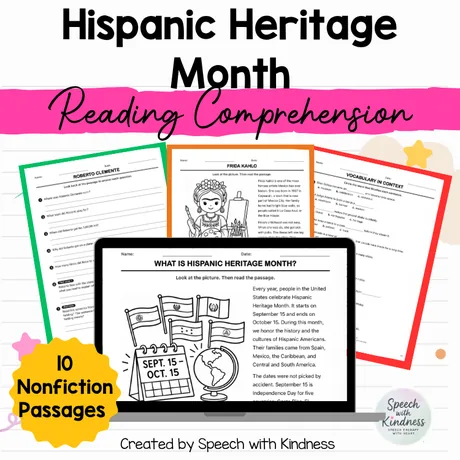 Badged 10 nonfiction passages, dated September 15 to October 15.