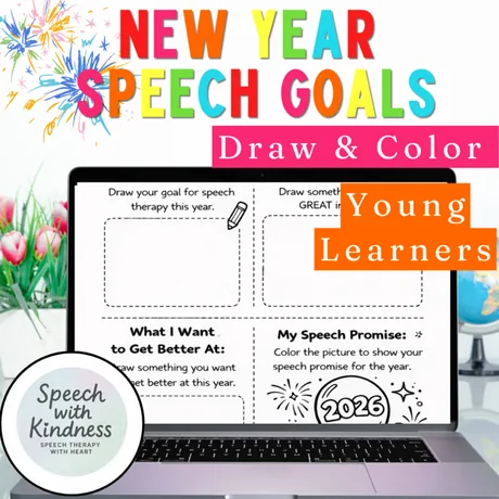Marked for young learners, drawing and colouring rather than writing.