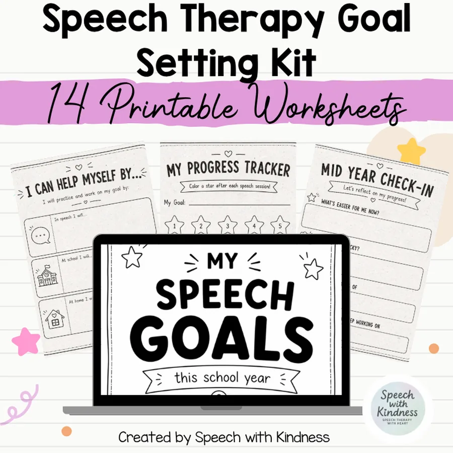 Badged 14 printable worksheets, including a progress tracker and a mid-year check-in.